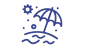 icona ombrellone spiaggia
